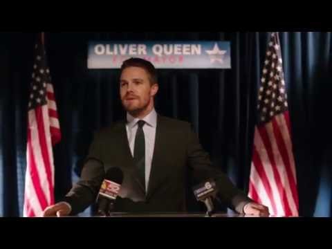The Arrow Season 4 : Oliver Queen Mayor Speech 1080p HD