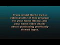 Video Dealer Announcer Bumper 1986 1991 1993 2005 2006 Present Version B