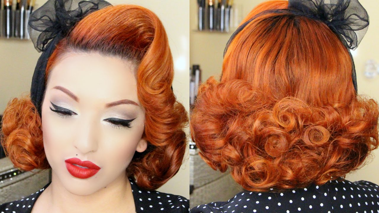 Classic Pin-up Hair Tutorial