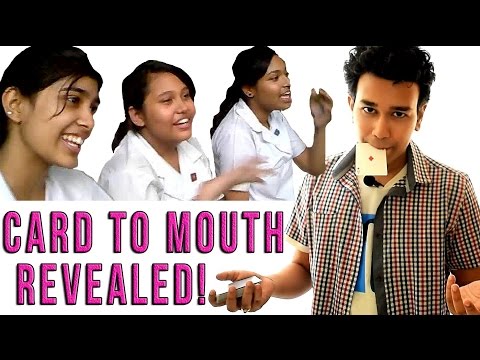 Card to Mouth Magic Tutorial