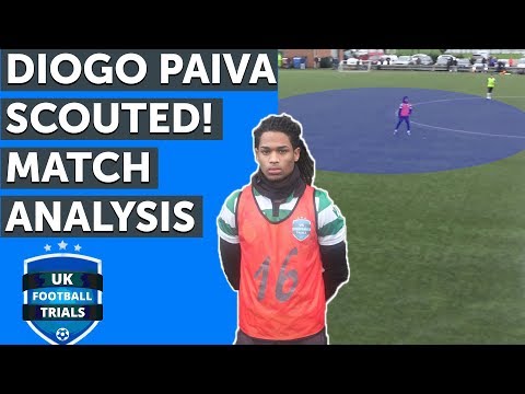 Diogo Paiva | Trial Match Performance & Analysis | UK Football Trials Scouted Player