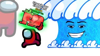 Mini Crewmate Kills Escape Tsunami For Brainrots Characters | Among Us