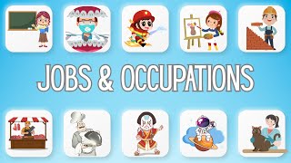 📚 50+ English Vocabulary of Occupations for Kids 👨‍🚀👩‍🎨 | Jobs & Occupations for Kids | Oh Vui Kids