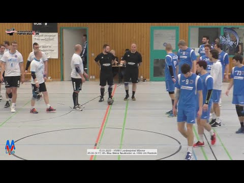 25:33 (9:17) VfL Blau Weiss Neukloster vs. HSG Uni Rostock - 15.01.2023