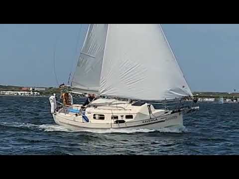 Flicka 20 Sailboat Small Pocket Cruiser on Grevelingen - 5 Bft / 6 kts Amazing sailing day