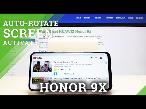 How to Activate Auto Rotation Screen in HONOR 9x – Turn Screen