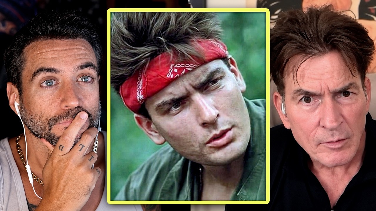 Charlie Sheen recuerda el BRUTAL rodaje de PLATOON: la película que lo hizo famoso