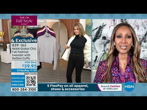 HSN | IMAN Global Chic Fashions 09.23.2023 - 04 PM