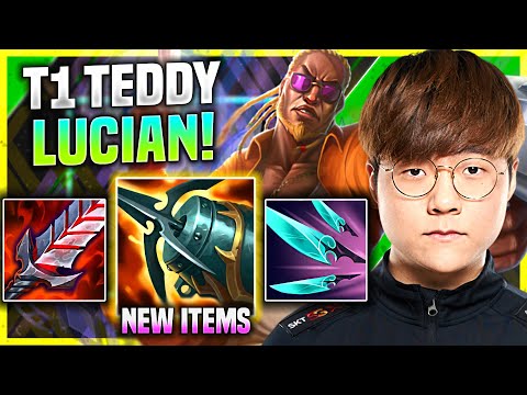 TEDDY WORLD CLASS LUCIAN WITH NEW ITEMS! - T1 Teddy Plays Lucian ADC vs Kai'Sa! | Preseason 11