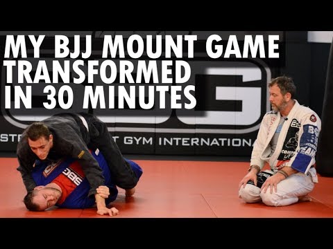 Matt Thornton Entirely Transforms my BJJ Mount Game in 30 Minutes Video