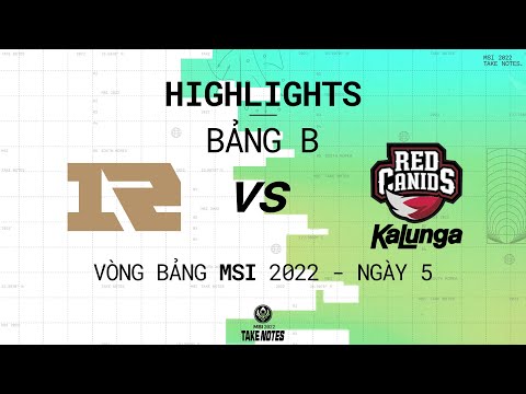 RNG vs RED | Highlights | Ngày 5 - Vòng Bảng MSI 2022
