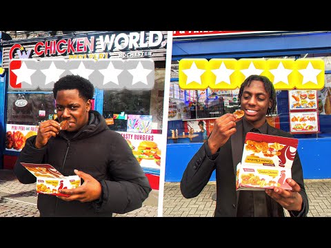 I Tried Britain’s BEST and WORST Rated Chicken Shops!