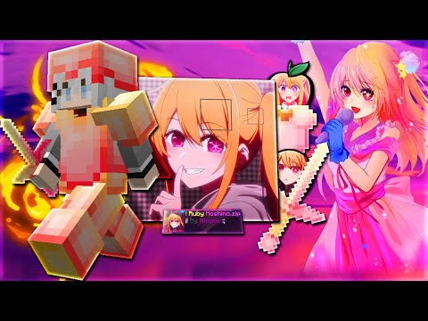 Ruby Hoshino - MINECRAFT BEDWARS PVP TEXTURE PACK (Anime texture pack) | Hypixel Bedwars