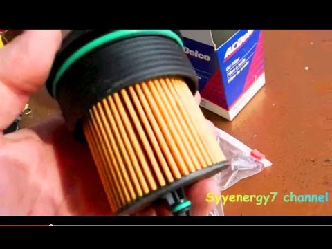 Chevy Cavalier canister type Oil Filter change