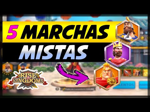 5 Combinaçoes Mistas Rise of Kingdoms - E suas Arvores de Talentos (EP#11)