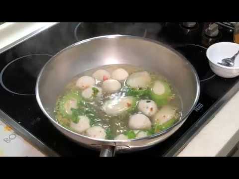 How to make a fast but yummy fish ball soup 超快捷鱼圆汤