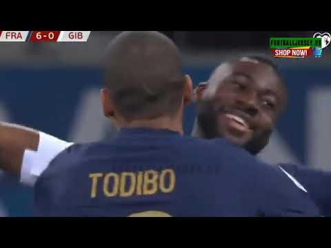 France vs Gibraltar 14 0 Highlights & All Goals 2023  Kylian Mbappe Hat trick