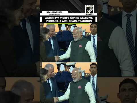 PM Modi lands in Brasilia after concluding BRICS Summit in Brazil; receives grand welcome at Airport