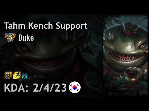 Tahm Kench Support vs Trundle - Duke - KR Challenger Patch 6.17