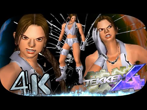 Julia Hwoarang Tag 1 Style &  moves Tekken 4 Remastered UHD 4K 60 FPS 