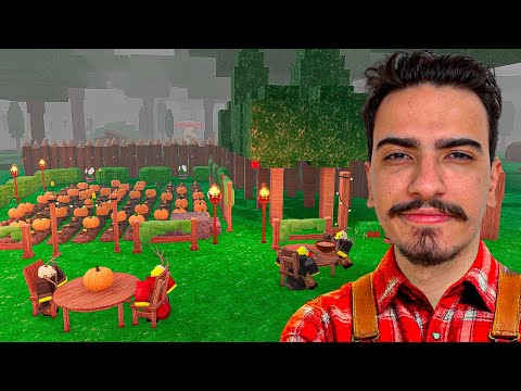 I CREATED A FARM in 99 NIGHTS IN THE FOREST 🌳🌽
