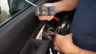 How to change a Window Control Switch  GMC Sierra ,  Chevy Silverado and Others