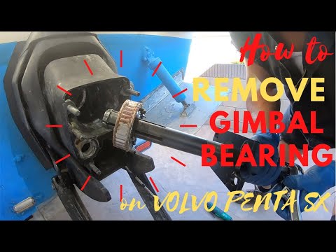 Must see How to Remove Gimbal Bearing on VOLVO Penta-SX #boating #yachting #volvopenta