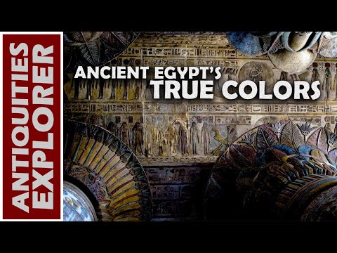 Colors Restored to Egyptian Temple!