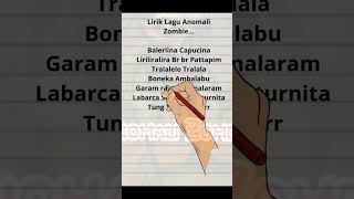 Download lagu Lirik Lagu Anomali Zombie||#liriklaguindo #anomali #tungtungtungsahur mp3