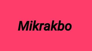 Kido alph mikrakbo lyrics video