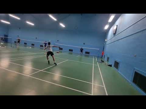 Badminton - Isum Arachchige  Vs  Garrylee Mcmullen 2022 Leicester Senior Silver Part 2