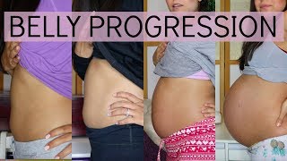 PREGNANCY BELLY PROGRESSION // FIRST BABY