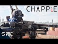 Chappie Gunfight Between Robot Police And Criminal Gang Full Scene