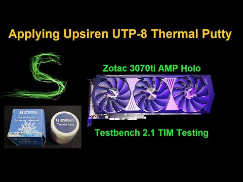 Applying Upsiren UTP-8 Thermal Putty