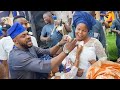 Romantic! Watch Odunlade Adekola's Wife Dance For Him As He Showers Money On Her.