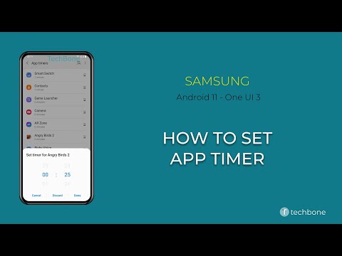 How to Set App timers - Samsung [Android 11 - One UI 3]