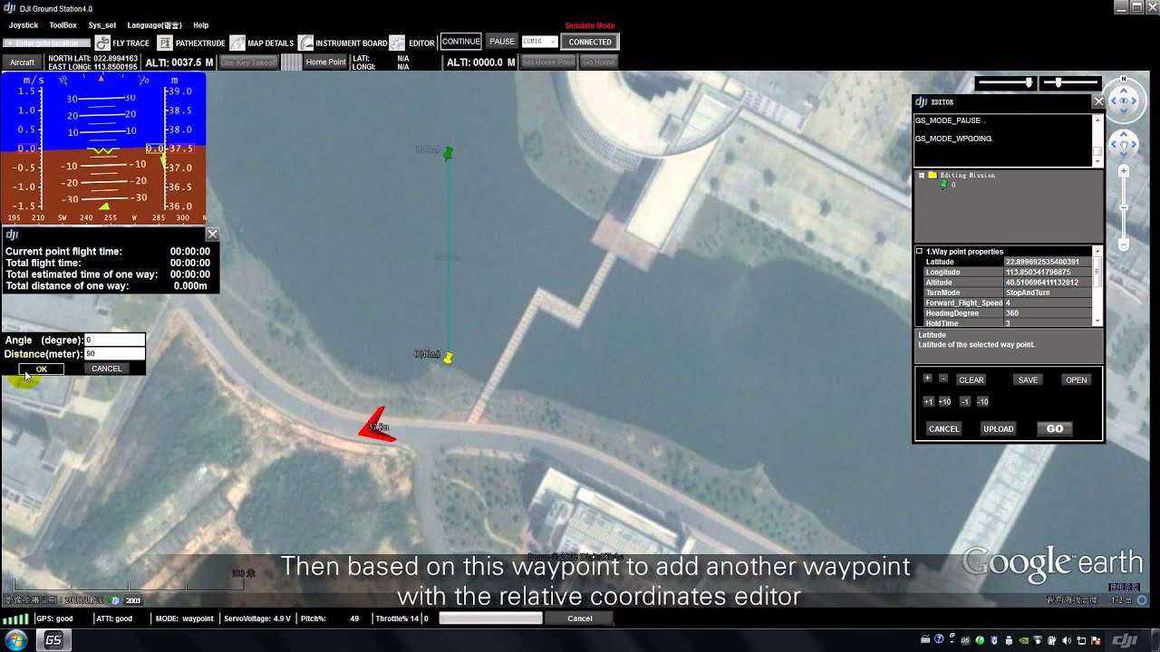 2,4Ghz BT datalink modul +iPad Ground Station s licencí Waypoint