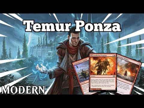 HIGHLY EXPERIMENTAL Land Destruction Pseudostorm | Temur Ponza | Modern | MTGO