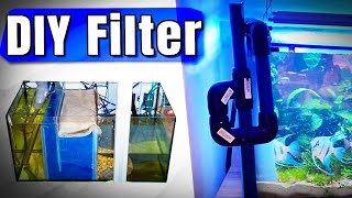 DIY FILTER TANK | with overflow (no drilling required) | Aqua Update
