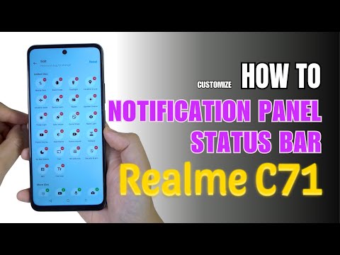 How to Edit Notification Panel Shortcuts on Realme C71