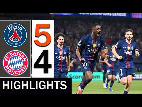 สุดยอดแมตช์! 🔥 ปารีส แซงต์-แชร์แมง 5-4 บาเยิร์น มิวนิค