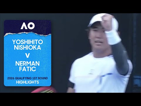 Yoshihito Nishioka v Nerman Fatic Highlights | Australian Open 2026 Qualifying First Round