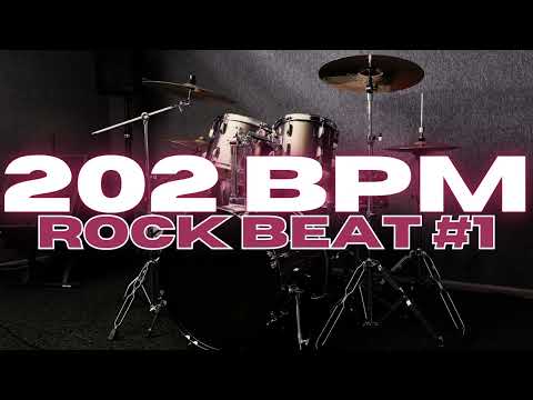 202 BPM - Rock Drum Beat - Loop 1