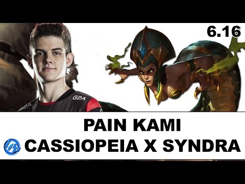 Pain Kami - Cassiopeia vs Syndra - 6.16 Full Match