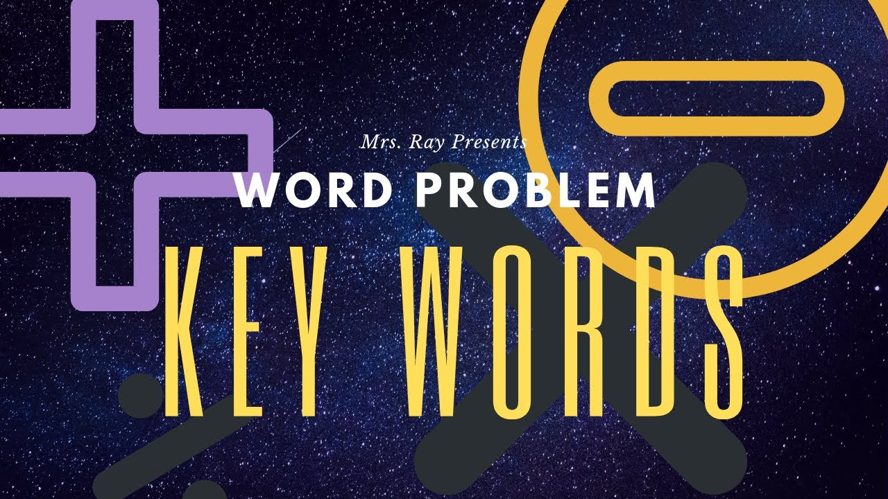 Word Problem Key Words