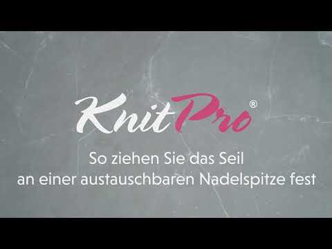 So ziehen Sie das Seil an einer Austauschbaren Nadelspitze fest