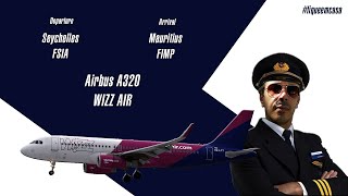 Microsoft Flight Simulator X | Seychelles - Mauritius |  Airbus A320 | #wizzair