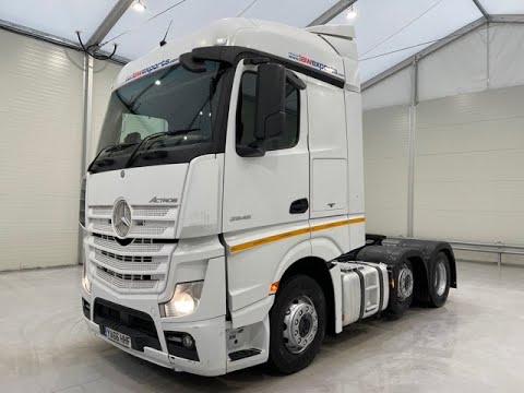 YA66 HHF - Mercedes Actros 2545 6x2 Midlift Tractor Unit | Law Truck Centre UK