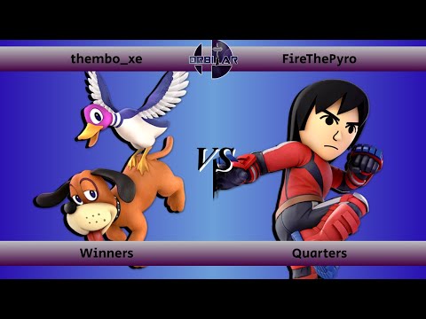 thembo_xe (Duck Hunt) vs FireThePyro (Mii Brawler) - Orbitar 100 - Winners Quarters