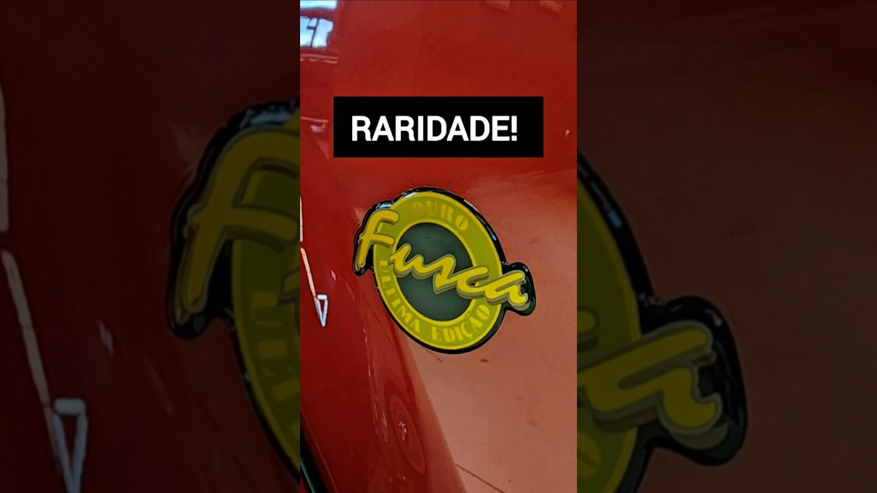 Admire esse exemplar: Fusca Série Ouro 1996 na rara cor Vermelho Dakar!⠀❤️😱✨️🇧🇷